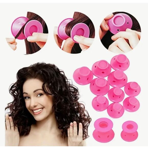 HAIR CURLERS: 20pcs Small All Hair Textures Heatless Spherical Roller Set, NIP - Picture 1 of 9